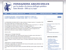 Tablet Screenshot of fondazioneamato.it